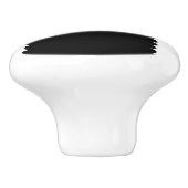 Llama Emoji Gothic Keramische Knop (Zijkant)