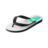 Llama Emoji Movie Lover Kinder Teenslippers (Schuin)