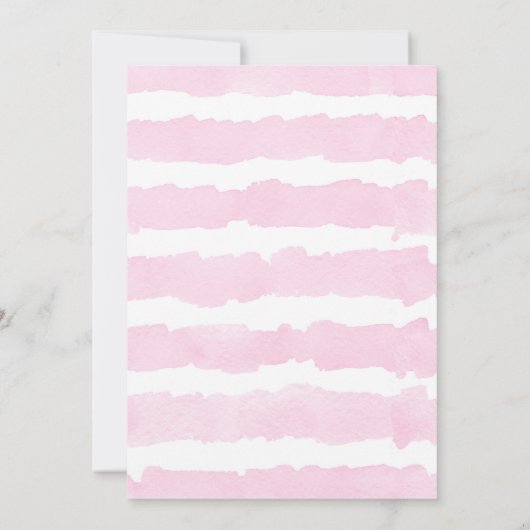 Llama en baby shower van cactus kaart (Achterkant)