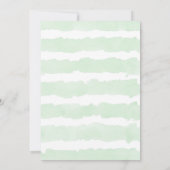 Llama en cactus jongen baby shower kaart (Achterkant)