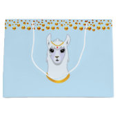 Llama en Gouden Stippen Groot Cadeauzakje (Voorkant)