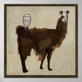 LLAMA en OWL-Poster Poster (Voorkant)