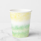 Llama en Teddy Bear Thmed Baby shower Papieren Bekers (Achterkant)