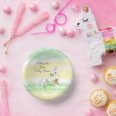 Llama en Teddy Bear Thmed Baby shower Papieren Kommen (Feest)