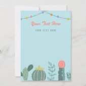 Llama Evenementen Uitnodiging (Voorkant)