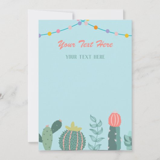 Llama Evenementen Uitnodiging (Voorkant)