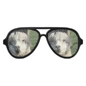 Llama Face Aviator Zonnebril (Voorkant)