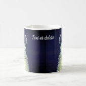 Llama Face Digital Art Pencil Gepersonaliseerd Koffiemok (Center)