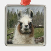 LLAMA FACE METALEN ORNAMENT (Voorkant)