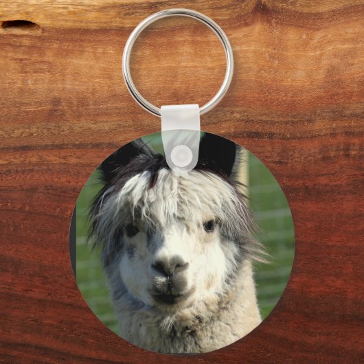 Llama Face Sleutelhanger (Voorkant)