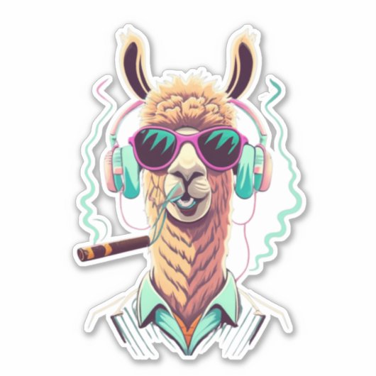 Llama Favor Sticker (Voorkant)