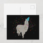 Llama Feest - Dieren Die een Feest Hebben Briefkaart (Voorkant / Achterkant)