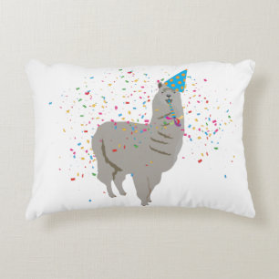 Llama Feest - Dieren die een Feestje Vieren Accent Kussen