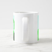 Llama feest plezier vreugde grote koffiekop (Achterkant)