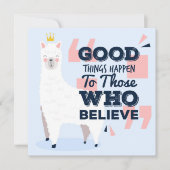 Llama Feestdagenkaart (Voorkant)