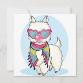Llama Feestdagenkaart (Voorkant)