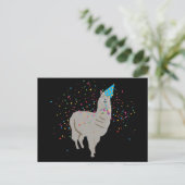 Llama Feestje - Dieren Hebben een Feest Briefkaart (Staand voorkant)