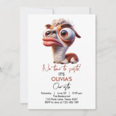 Llama Fiesta Grappige Karikatuur 1e Verjaardag Kaart (Voorkant)