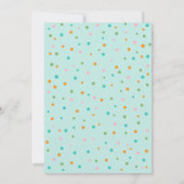 Llama Fiesta Hart Zonnebril Verjaardag Uitnodiging (Achterkant)