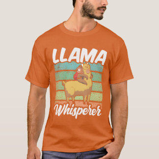 Llama fluisteraar Llama's gezegden Cute dier jonge T-shirt