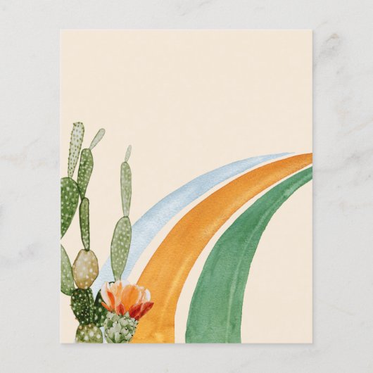 Llama Fun Birthday Party Fiesta Cactus Budget (Achterkant)