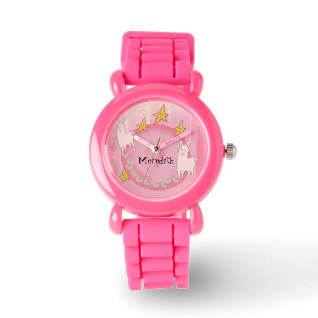 🦙 LLAMA FUN HORLOGE (Voorkant)