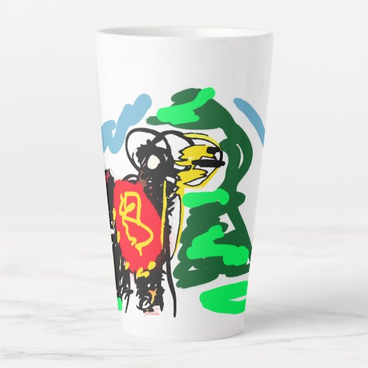 Llama  fun   latte mok (Voorkant)