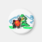 Llama  fun   magneet (Voorkant)