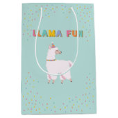 Llama Fun verjaardagscadezak Medium Cadeauzakje (Voorkant)