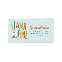 Llama Fun verjaardagsfeestje Alpaca retouradres