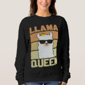 Llama  Funny Cute Retro Style Alpaca Graphic Plus  Trui (Voorkant)