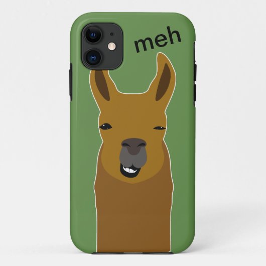 Llama Funny Face Case-Mate iPhone Case (Achterkant)