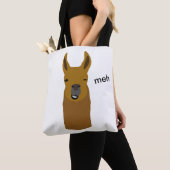 Llama Funny Face Tote Bag (Dichtbij)