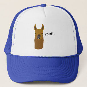 Llama Funny Face Trucker Pet