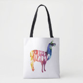 Llama. Geen Probllama. Geen prob-lama. Funny Sayin Tote Bag (Voorkant)