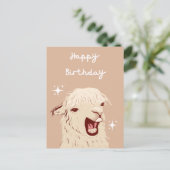 Llama Gefeliciteerd Briefkaart (Staand voorkant)