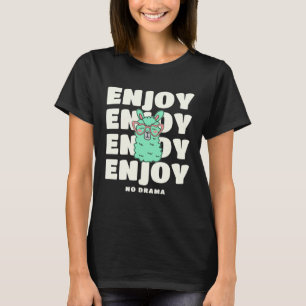 Llama Geniet Geen Drama Voor Llama T-shirt