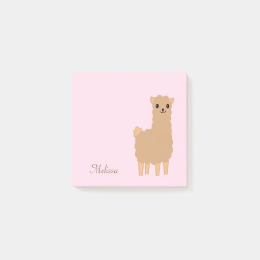 Llama gepersonaliseerd post-it® notes (Voorkant)