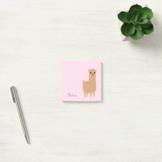 Llama gepersonaliseerd post-it® notes (Kantoor)