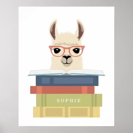 Llama gepersonaliseerde print (Voorkant)