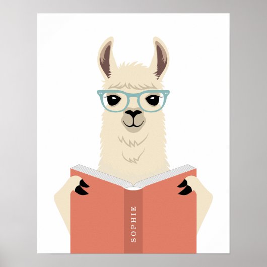 Llama gepersonaliseerde print (Voorkant)