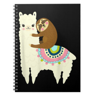 Llama Gift   Cute Llama & Sloth, Best Friends Notitieboek