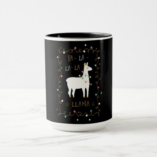 Llama Gift | Llama Sing Funny Mok (Midden)