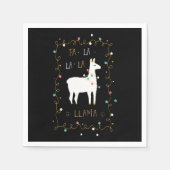 Llama Gift | Llama Sing Funny Servet (Voorkant)