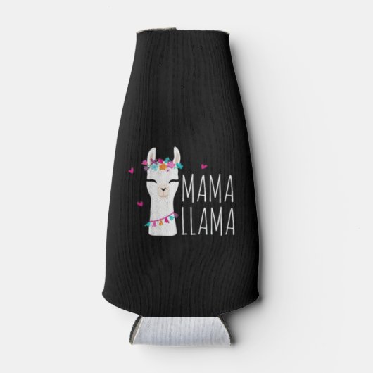 Llama Gift | Mama Llama Flesjeskoeler (Voorkant)