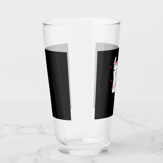 Llama Gift | Mama Llama Glas (Rechts)