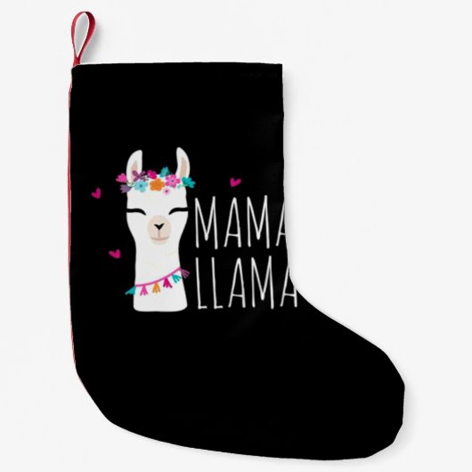 Llama Gift | Mama Llama Kleine Kerstsok (Voorkant)