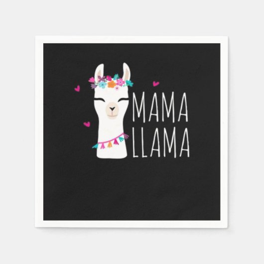 Llama Gift | Mama Llama Servet (Voorkant)