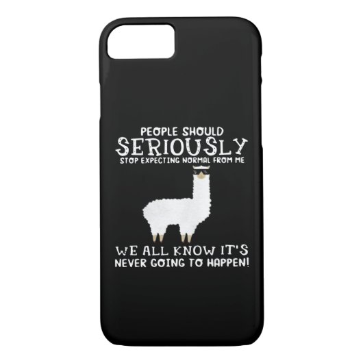 Llama Gift | Mensen moeten serieus Case-Mate iPhone Case (Achterkant)