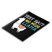 Llama Gift | Testdag Geen ProbLlama Grappig kostuu Notitieboek (Linkerzijde)